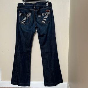 7 For All Man Kind, Dojo, wide leg jeans